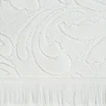 Ręcznik z żakardowym wzorem - 70 x 140 cm - kremowy 2