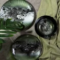 Misa SABA ze szkła artystycznego - ∅ 21 x 7 cm - zielony 7
