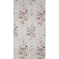 DESIGN 91 Zasłona POWDERY  z lekkiej mikrofibry z nadrukiem malowanych pędzlem kwiatów - 140 x 270 cm - różowy 7