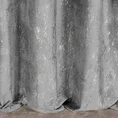 Zasłona MIRELA z miękkiego  welwetu z przecieranym wzorem - 140 x 270 cm - szary 3