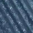 Zasłona LIVIA z botanicznym wytłaczanym wzorem - 140 x 250 cm - ciemnoniebieski 10
