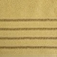 Ręcznik klasyczny JASPER z bordiurą podkreśloną delikatnymi brązowymi paskami - 70 x 140 cm - beżowy 2