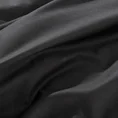 NOVA COLOUR Poszwa na kołdrę bawełniana z satynowym połyskiem - 160 x 200 cm - czarny 5