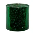 Osłona na donicę VERRE ze szkła artystycznego z marmurkową fakturą -  - zielony 1