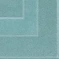 Dywanik łazienkowy z bawełny frotte z welurową bordiurą - 50 x 70 cm - ciemnomiętowy 4