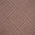 TERRA COLLECTION Narzuta MOROCCO z bawełny z geometrycznym żakardowym wzorem - 220 x 240 cm - ceglasty 8