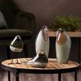 Pingwin PEDRO - ręcznie wykonana figurka dekoracyjna ze szkła artystycznego - 8 x 8 x 22 cm - wielokolorowy 5