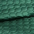 EUROFIRANY PREMIUM Narzuta LILIAN z welwetu przeszywana w geometryczny wzór - 220 x 240 cm - zielony 3