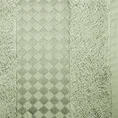 Ręcznik BAMBO02 w kolorze miętowym, z domieszką włókien bambusowych, z ozdobną bordiurą z geometrycznym wzorem - 50 x 90 cm - miętowy 2