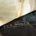 EVA MINGE Komplet pościeli SELENA z najwyższej jakości makosatyny bawełnianej z designerskim nadrukiem i logo - 220 x 200 cm - beżowy 4