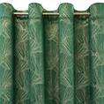 PIERRE CARDIN zasłona welwetowa GOJA z błyszczącym nadrukiem w formie liści miłorzębu - 140 x 250 cm - zielony 6