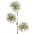 GAŁĄZKA Z DMUCHAWCAMI kwiat sztuczny dekoracyjny - 60 cm - ciemnomiętowy 1