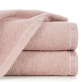 PIERRE CARDIN Ręcznik EVI w kolorze pudrowym, z żakardową bordiurą - 50 x 90 cm - pudrowy róż 1
