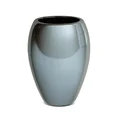 Wazon ceramiczny  SIMONA z perłowym połyskiem - 14 x 9 x 20 cm - oliwkowy 2