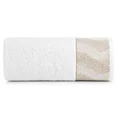 LIMITED COLLECTION ręcznik BLANCA 12 z miękkiej bawełny z żakardową bordiurą z motywem geometrycznym MAGIA BIELI - 50 x 90 cm - biały 3