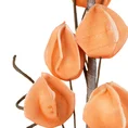GAŁĄZKA OZDOBNA z pąkami, kwiat sztuczny dekoracyjny - 88 cm - pomarańczowy 2