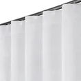 Zasłona DORA z gładkiej i miękkiej w dotyku tkaniny o welurowej strukturze - 160 x 260 cm - biały 7