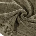 Ręcznik CARLO  z bordiurą z ażurowym wzorem - 50 x 90 cm - brązowy 5