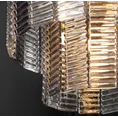 Lampa DALIA z prostokątnymi szklanymi zawieszkami - ∅ 32 x 40 cm - złoty 7