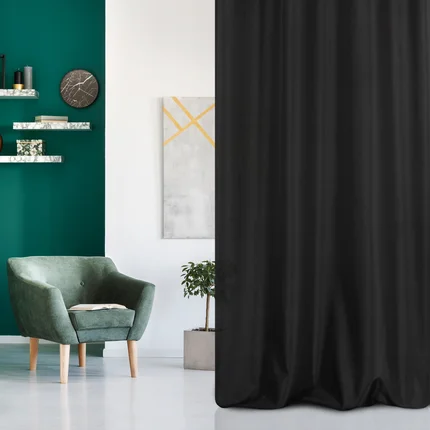 DESIGN 91 Zasłona ADORE z jednobarwnej gładkiej tkaniny DESIGN 91 Zasłona ADORE z jednobarwnej gładkiej tkaniny - 140 x 250 cm