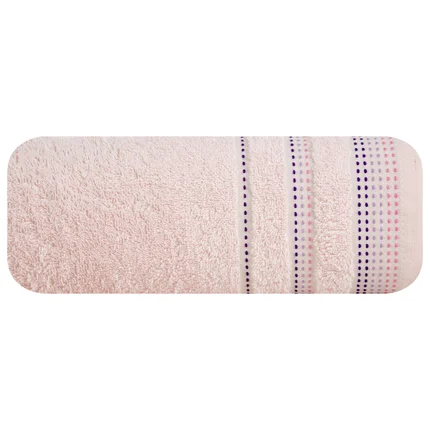 Ręcznik POLA z żakardową bordiurą zdobioną stebnowaniem Ręcznik POLA z żakardową bordiurą zdobioną stebnowaniem - 70 x 140 cm