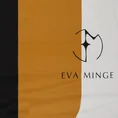 EVA MINGE Komplet pościeli MINGE 1 z najwyższej jakości makosatyny bawełnianej z designerskim nadrukiem łączący elegancką pepitę z wzorem geometrycznym - 160 x 200 cm - biały 4