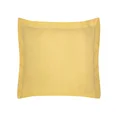 NOVA COLOUR Poszewka na poduszkę bawełniana z satynowym połyskiem - 40 x 40 cm - musztardowy 1