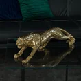 Gepard figurka ceramiczna złota - 60 x 14 x 14 cm - złoty 2