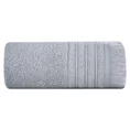 Ręcznik bawełniany MIRENA w stylu boho z frędzlami - 70 x 140 cm - stalowy 3