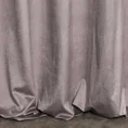 Zasłona CHARLOTTE 2 z miękkiego i miłego w dotyku welwetu z trzema falbanami w górnej części - 140 x 250 cm - pudrowy róż 2