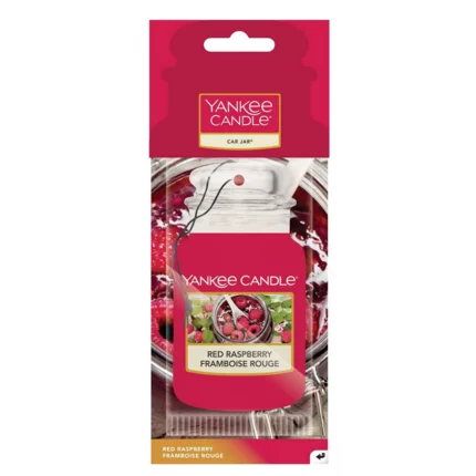 YANKEE CANDLE - Zawieszka zapachowa CAR JAR Red Raspberry YANKEE CANDLE - Zawieszka zapachowa CAR JAR Red Raspberry -