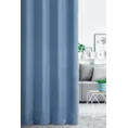Tkanina zasłonowa ADORE gładka i miękka w dotyku o welurowej strukturze - 295 cm - ciemnoniebieski 6
