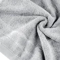 Ręcznik DAMLA z welurową bordiurą - 30 x 50 cm - jasnoszary 5