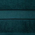 Ręcznik LIANA z bawełny z żakardową bordiurą przetykaną srebrną nitką - 30 x 50 cm - turkusowy 2