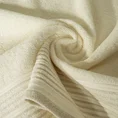 Ręcznik z ozdobną połyskującą bordiurą - 70 x 140 cm - beżowy 5