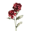 CHRYZANTEMA sztuczny kwiat dekoracyjny z pianki - ∅ 18 x 73 cm - bordowy 1