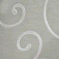 Zasłona  MARISA z ornamentowym haftem - 140 x 250 cm - oliwkowy 5