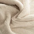 Ręcznik klasyczny podkreślony żakardową bordiurą w pasy - 70 x 140 cm - beżowy 5