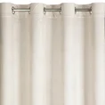 Zasłona FARGO z miękkiego welwetu z nadrukiem drobnego strukturalnego wzoru - 140 x 250 cm - kremowy 4