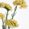 ZATRWIAN WRĘBNY sztuczny kwiat dekoracyjny z płatkami z jedwabistej tkaniny - 64 cm - żółty 2