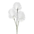 OSET - PIÓROPUSZ kwiat sztuczny dekoracyjny - 86 cm - biały 1