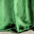 Zasłona ELLENI z lśniącego welwetu  zdobiona brokatem - 140 x 250 cm - zielony 3