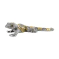 Jaszczurka figurka srebrno-złota bogato zdobiona, styl orientalny - 26 x 11 x 4 cm - złoty 2