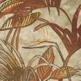 NOVA PRINT GIFT Komplet pościeli MARIKA z wysokogatunkowej satyny bawełnianej z motywem  roślinnym w kartonowym opakowaniu na prezent - 160 x 200 cm - beżowy 2