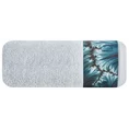 EWA MINGE Ręcznik CHIARA z bordiurą zdobioną fantazyjnym nadrukiem - 70 x 140 cm - srebrny 3
