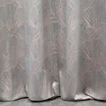 PIERRE CARDIN zasłona welwetowa GOJA z błyszczącym nadrukiem w formie liści miłorzębu - 140 x 250 cm - szary 3