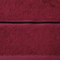 Klasyczny ręcznik BAMBO z paskiem - 70 x 140 cm - czerwony 2