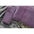 ELLA LINE Ręcznik MIKE w kolorze turkusowym, tkany w krateczkę z welurowym brzegiem - 50 x 90 cm - turkusowy 4