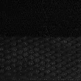 Ręcznik ANELA z ozdobną bordiurą przetykaną błyszczącą nicią - 50 x 90 cm - czarny 2