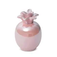 Ananas - figurka ceramiczna SIMONA z perłowym połyskiem - ∅ 9 x 14 cm - różowy 2